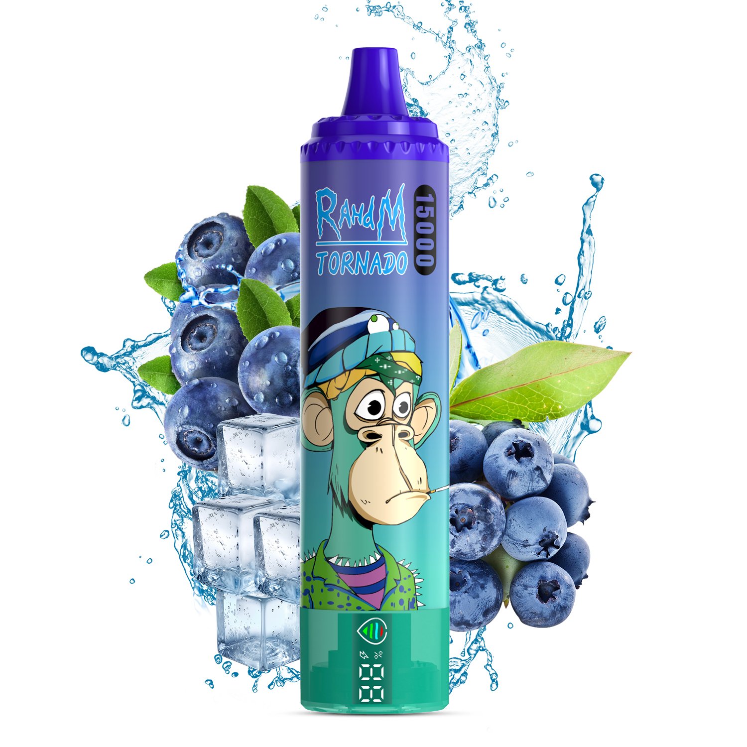 Fumot Tornado 15000 Fumot RandM Tornado 15000 BLUEBERRY ON ICE