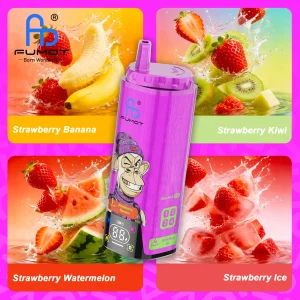 Fumot ECO 4in1 80K Strawberry Banana & Strawberry Kiwi & Strawberry Watermelon & Strawberry Ice