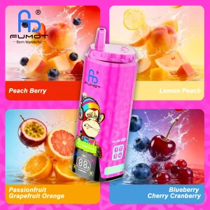 Fumot ECO 4in1 80K Peach Berry & Lemon Peach & Passionfruit Grapefruit Orange & Blueberry Cherry Cranberry