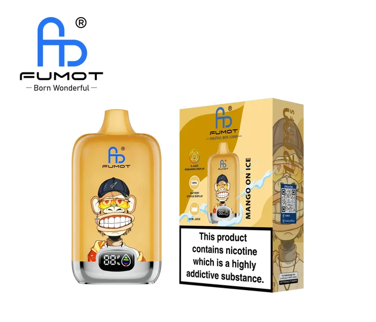 Fumot Digital Box 12000 Verpackung mit QR-Code