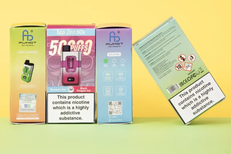 Fumot ECO 2in1 50K Verpackung mit QR-Code