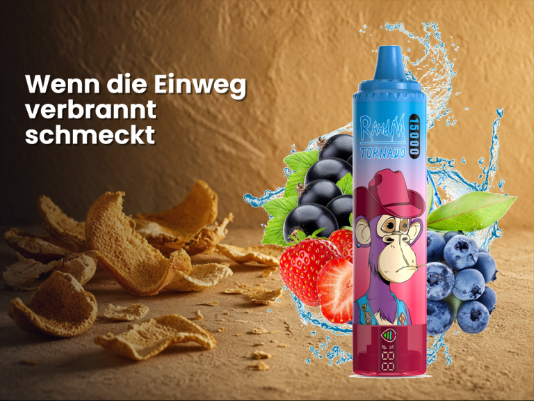 Wenn die Einweg verbrannt schmeckt